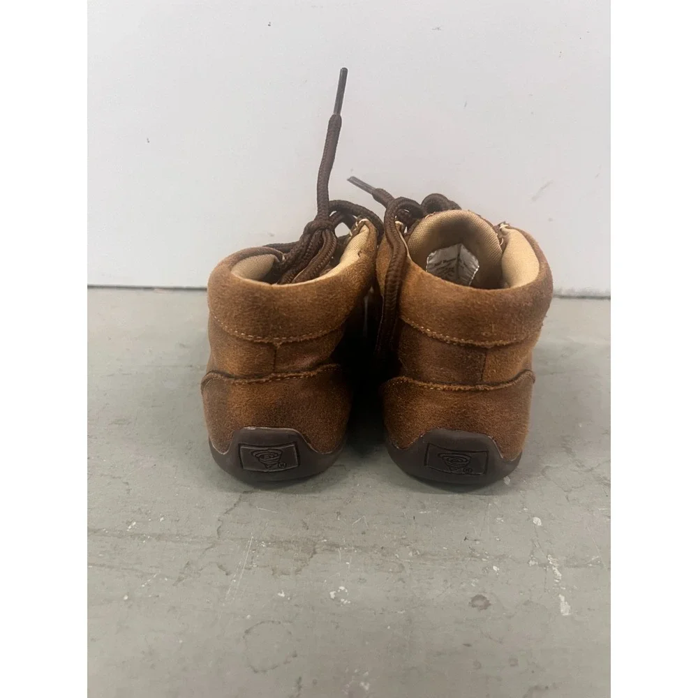 M&F Western Twister Boots Toddler US 5 Brown Faux Leather Lace Up Casual Ankle‎